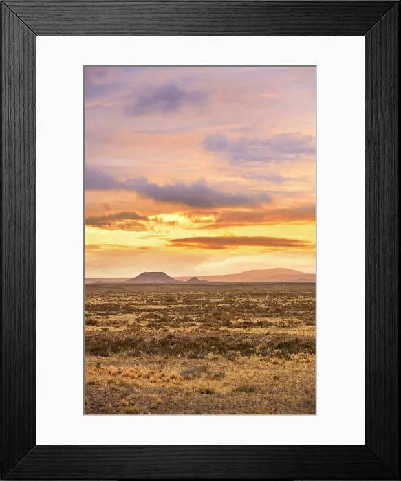 Framed Print : The Patagonian steppe (also know as Patagonian Desert) meseta landscape at twilight, Bosques Petrificados de Jaramillo National Park, Santa Cruz, Deseado, Patagonia, Argentina Framed Print : The Patagonian steppe (also know as Patagonian Desert) meseta landscape at twilight, Bosques Petrificados de Jaramillo National Park, Santa Cruz, Deseado, Patagonia, Argentina
