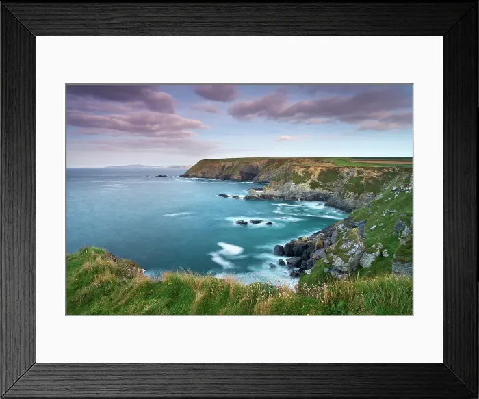 Framed Print : Looking towards the headland at Navax Point from Godrevy Point, Cornwall, England. Autumn (October) 2009 Framed Print : Looking towards the headland at Navax Point from Godrevy Point, Cornwall, England. Autumn (October) 2009