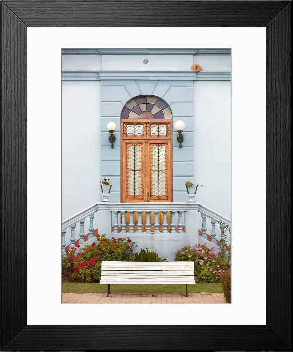 Framed Print : Detail of a colonial architecture house in the historical cask of San Antonio de Areco, Buenos Aires, Argentina Framed Print : Detail of a colonial architecture house in the historical cask of San Antonio de Areco, Buenos Aires, Argentina