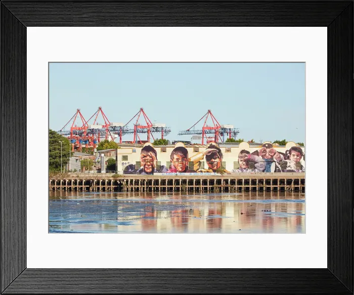 Framed Print : The Isla Maciel dock south and port's crane, La Boca, Buenos Aires, Argentina Framed Print : The Isla Maciel dock south and port's crane, La Boca, Buenos Aires, Argentina