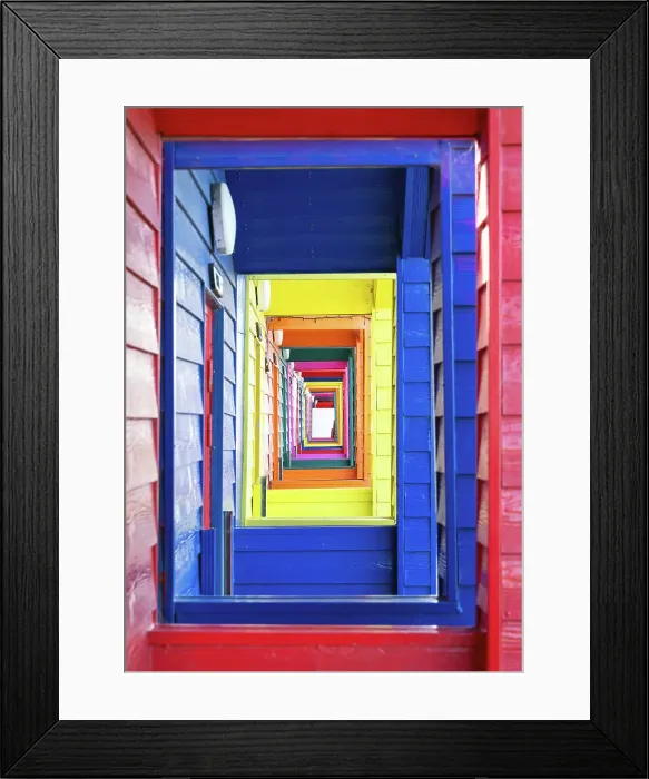 Framed Print : Beach huts on Saltburn beach, Saltburn-by-the-Sea, North Yorkshire, England Framed Print : Beach huts on Saltburn beach, Saltburn-by-the-Sea, North Yorkshire, England