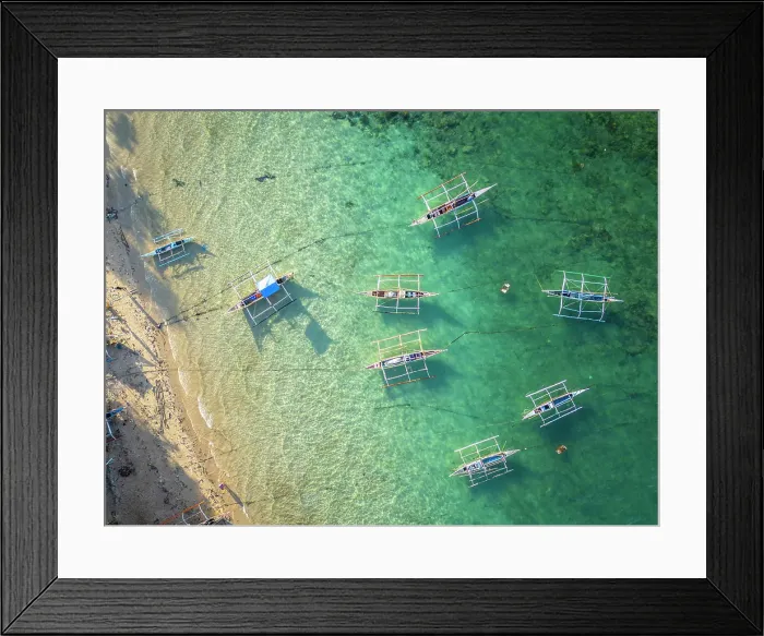 Framed Print : Bangka boats, Gigantes Islands, Iloilo Province, Western Visayas, Philippines Framed Print : Bangka boats, Gigantes Islands, Iloilo Province, Western Visayas, Philippines