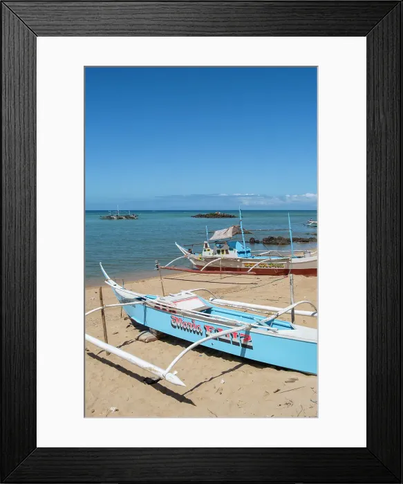 Framed Print : Bangka boats, Gigantes Islands, Iloilo Province, Western Visayas, Philippines Framed Print : Bangka boats, Gigantes Islands, Iloilo Province, Western Visayas, Philippines
