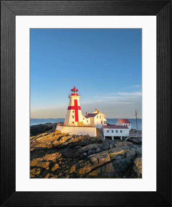 Framed Print : East Quoddy Lighthouse, Campobello Island, New Brunswick, Canada Framed Print : East Quoddy Lighthouse, Campobello Island, New Brunswick, Canada