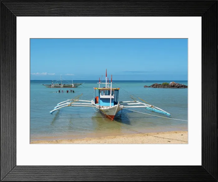 Framed Print : Bangka boats, Gigantes Islands, Iloilo Province, Western Visayas, Philippines Framed Print : Bangka boats, Gigantes Islands, Iloilo Province, Western Visayas, Philippines