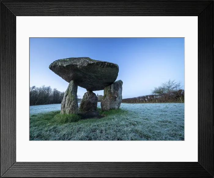 Framed Print : Spinsters Rock, a Neolithic Dolmen near Chagford in Dartmoor National Park, Devon, England. Winter (February) 2025 Framed Print : Spinsters Rock, a Neolithic Dolmen near Chagford in Dartmoor National Park, Devon, England. Winter (February) 2025
