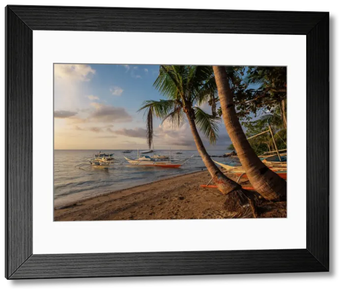 Framed Print : Bangka boats, Gigantes Islands, Iloilo Province, Western Visayas, Philippines Framed Print : Bangka boats, Gigantes Islands, Iloilo Province, Western Visayas, Philippines