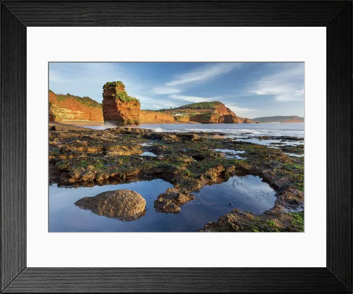 Framed Print : Ladram Bay on the East Devon coast, England. Winter (January) 2025 Framed Print : Ladram Bay on the East Devon coast, England. Winter (January) 2025