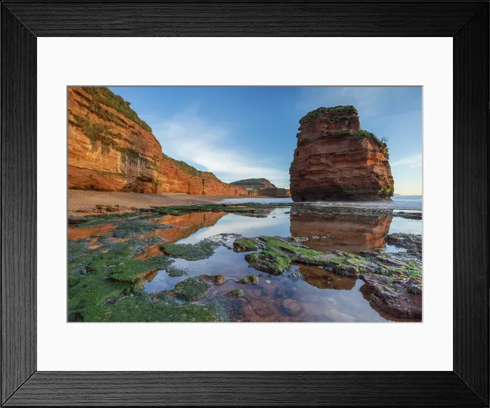 Framed Print : Ladram Bay on the Jurassic Coast World Heritage Site, East Devon, England. Winter (January) 2025 Framed Print : Ladram Bay on the Jurassic Coast World Heritage Site, East Devon, England. Winter (January) 2025