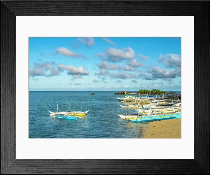 Framed Print : Bangka boats, Gigantes Islands, Iloilo Province, Western Visayas, Philippines Framed Print : Bangka boats, Gigantes Islands, Iloilo Province, Western Visayas, Philippines