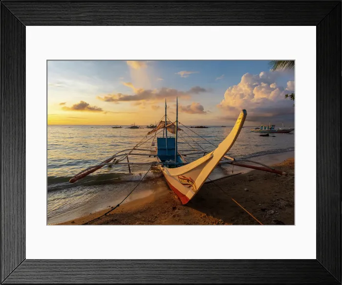 Framed Print : Bangka boats, Gigantes Islands, Iloilo Province, Western Visayas, Philippines Framed Print : Bangka boats, Gigantes Islands, Iloilo Province, Western Visayas, Philippines