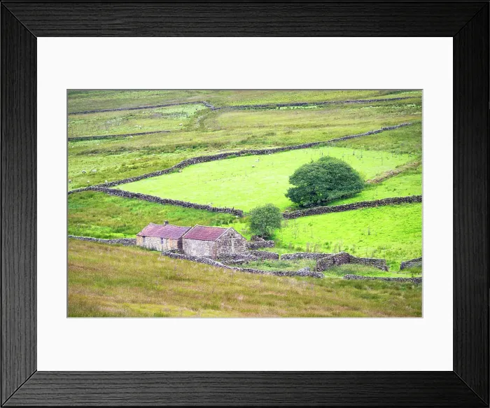Framed Print : Traditional farmhouse in the North York Moors National Park, Yorkshire, England Framed Print : Traditional farmhouse in the North York Moors National Park, Yorkshire, England