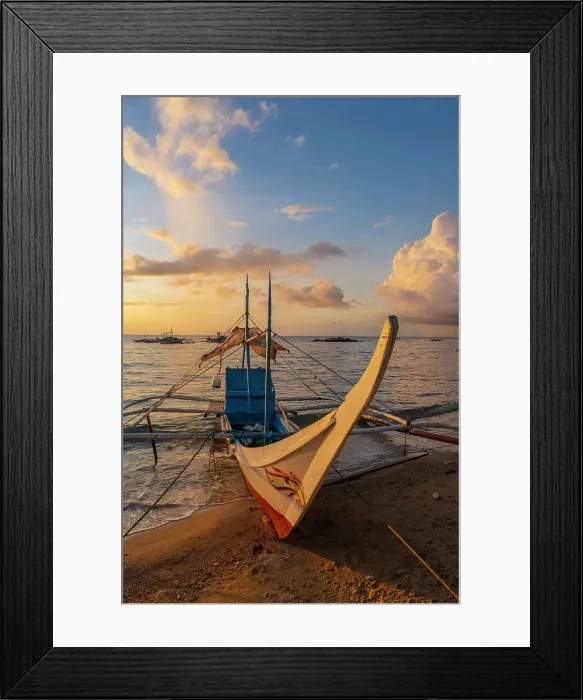 Framed Print : Bangka boats, Gigantes Islands, Iloilo Province, Western Visayas, Philippines Framed Print : Bangka boats, Gigantes Islands, Iloilo Province, Western Visayas, Philippines