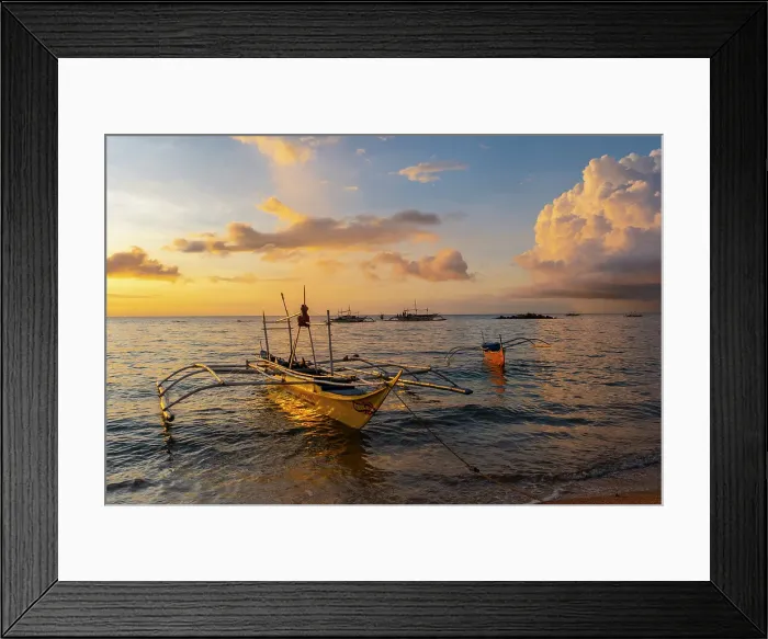 Framed Print : Bangka boats, Gigantes Islands, Iloilo Province, Western Visayas, Philippines Framed Print : Bangka boats, Gigantes Islands, Iloilo Province, Western Visayas, Philippines