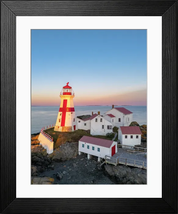 Framed Print : East Quoddy Lighthouse, Campobello Island, New Brunswick, Canada