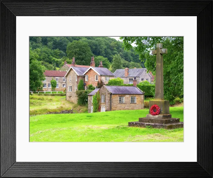 Framed Print : Hutton-le-Hole, a picturesque and historic village in the North York Moors National Park, North Yorkshire, England Framed Print : Hutton-le-Hole, a picturesque and historic village in the North York Moors National Park, North Yorkshire, England
