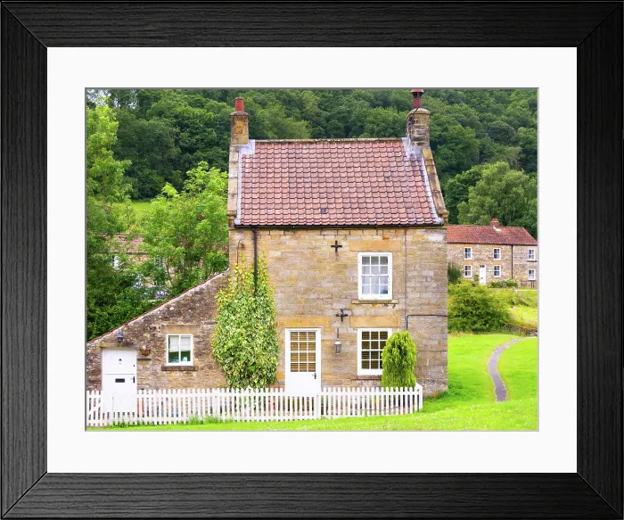Framed Print : Hutton-le-Hole, a picturesque and historic village in the North York Moors National Park, North Yorkshire, England Framed Print : Hutton-le-Hole, a picturesque and historic village in the North York Moors National Park, North Yorkshire, England
