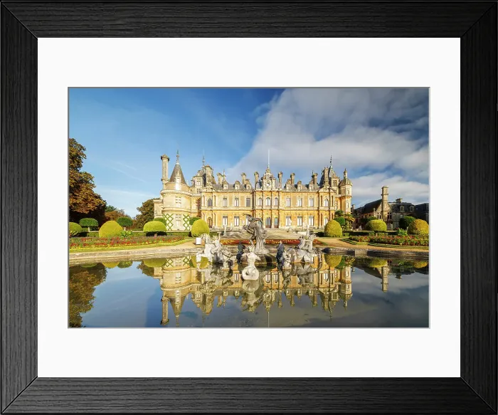 Framed Print : Waddesden Manor, Waddesdon, Buckinghamshire, England, UK Framed Print : Waddesden Manor, Waddesdon, Buckinghamshire, England, UK