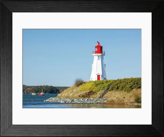 Framed Print : Mulholland Point Lighthouse Welshpool, Campobello Island, New Brunswick, Canada Framed Print : Mulholland Point Lighthouse Welshpool, Campobello Island, New Brunswick, Canada