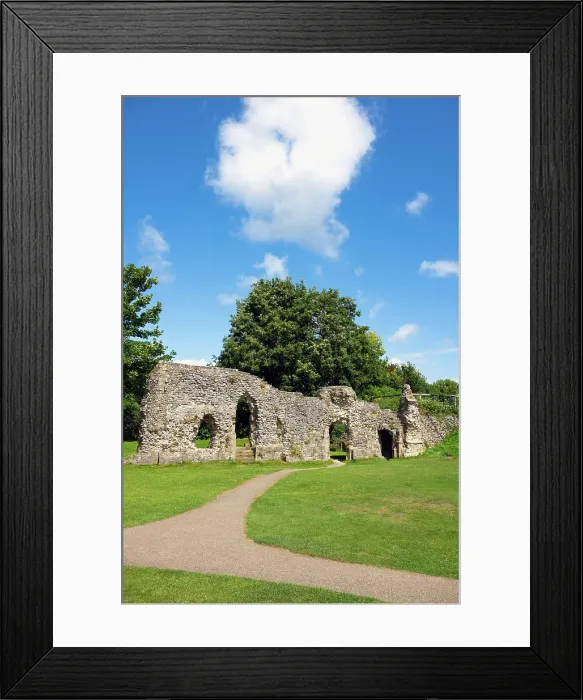 Framed Print : Ruins of Lewes Priory, Lewes, East Sussex, England Framed Print : Ruins of Lewes Priory, Lewes, East Sussex, England