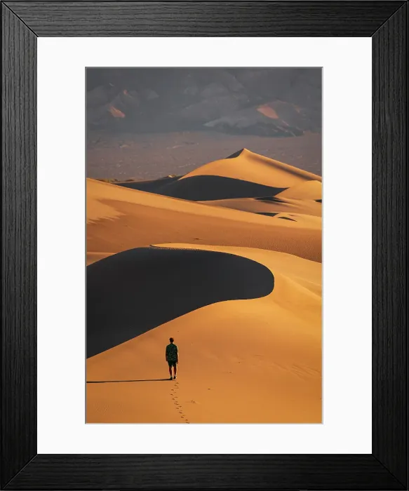 Framed Print : Mesquite Flat Sand Dunes, Death Valley, California, USA (MR) Framed Print : Mesquite Flat Sand Dunes, Death Valley, California, USA (MR)
