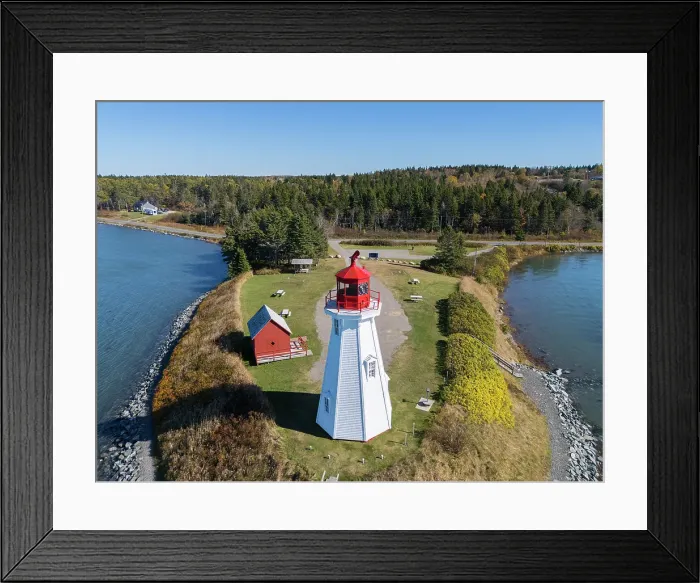 Framed Print : Mulholland Point Lighthouse Welshpool, Campobello Island, New Brunswick, Canada Framed Print : Mulholland Point Lighthouse Welshpool, Campobello Island, New Brunswick, Canada