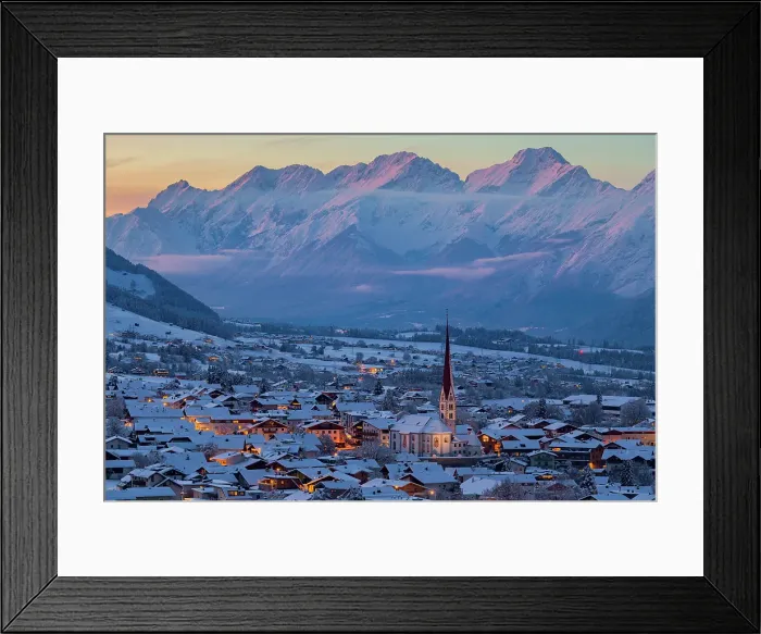 Framed Print : Axams, as seen from the Panorama Weg hiking trail with the Mieming mountain range, Westliches Mittelgebirge, Tyrol, Austria Framed Print : Axams, as seen from the Panorama Weg hiking trail with the Mieming mountain range, Westliches Mittelgebirge, Tyrol, Austria