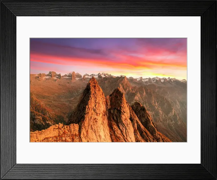 Framed Print : Punta Medaccio and Punta Fiorelli. Valmasino, Valtellina, Lombardy, Italy Framed Print : Punta Medaccio and Punta Fiorelli. Valmasino, Valtellina, Lombardy, Italy