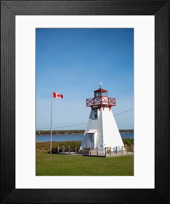 Framed Print : Wood Islands lighthouse, Prince Edward Island, Canada Framed Print : Wood Islands lighthouse, Prince Edward Island, Canada