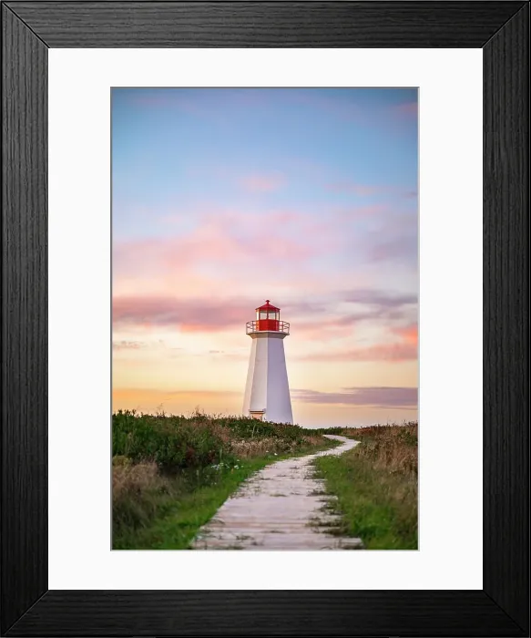 Framed Print : Shipwreck Point lighthouse, Prince Edward Island, Canada Framed Print : Shipwreck Point lighthouse, Prince Edward Island, Canada