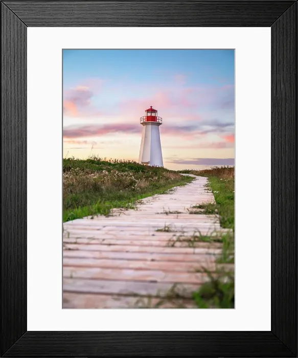 Framed Print : Shipwreck Point lighthouse, Prince Edward Island, Canada Framed Print : Shipwreck Point lighthouse, Prince Edward Island, Canada