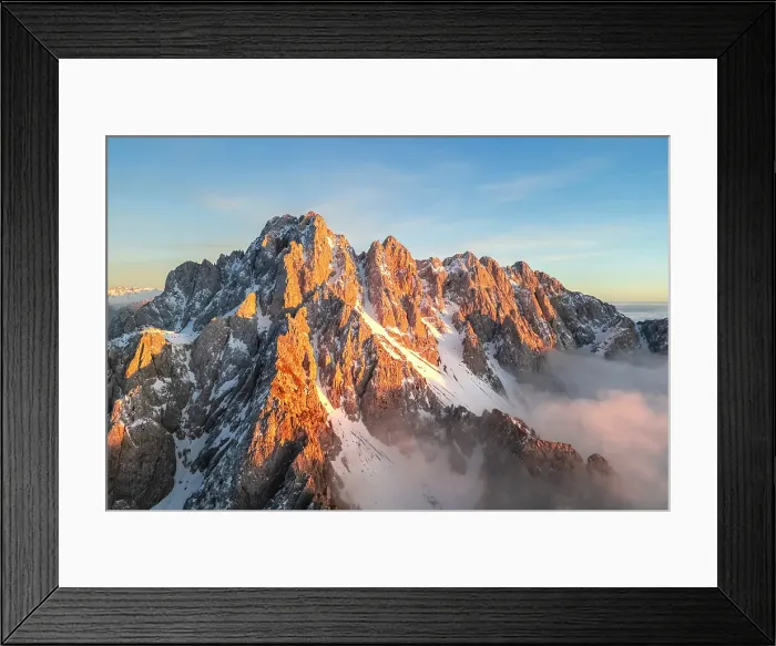 Framed Print : Pizzo Camino. Schilpario, Val di Scalve, bergamo district, Lombardy, Italy