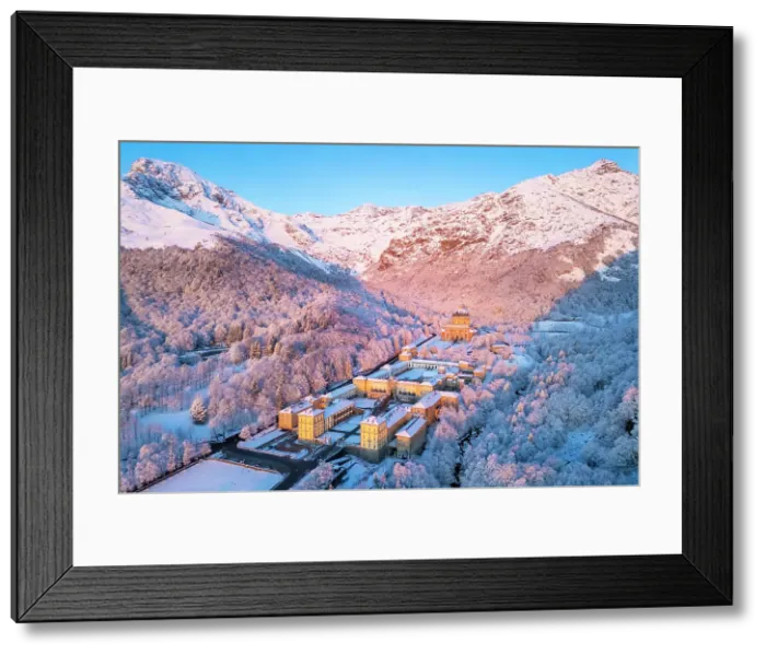 Framed Print : Sanctuary of Oropa, Biella, Biella district, Piedmont, Italy Framed Print : Sanctuary of Oropa, Biella, Biella district, Piedmont, Italy