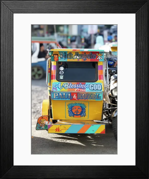 Framed Print : Trike (Trisikol / Trisikel), Kalibo, Aklan Province, Pany Island, Philippines Framed Print : Trike (Trisikol / Trisikel), Kalibo, Aklan Province, Pany Island, Philippines