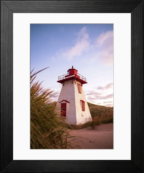 Framed Print : St. Peters harbour lighthouse, Prince Edward Island, Canada Framed Print : St. Peters harbour lighthouse, Prince Edward Island, Canada