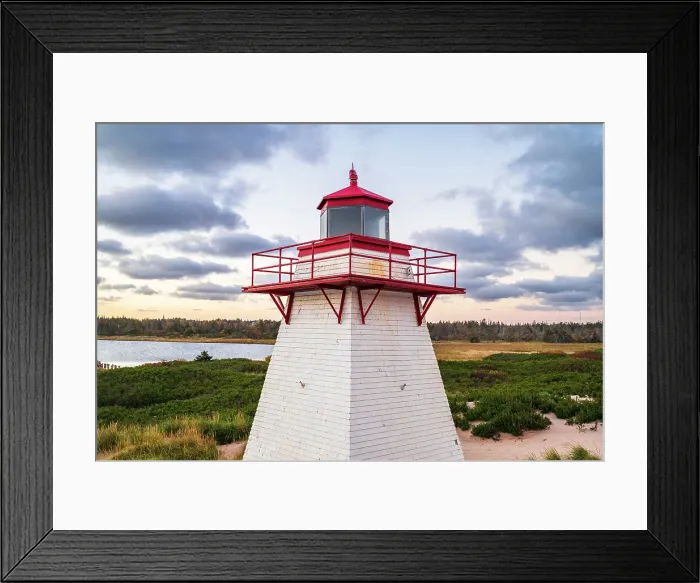Framed Print : St. Peters harbour lighthouse, Prince Edward Island, Canada Framed Print : St. Peters harbour lighthouse, Prince Edward Island, Canada