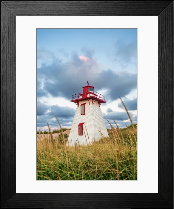 Framed Print : St. Peters harbour lighthouse, Prince Edward Island, Canada Framed Print : St. Peters harbour lighthouse, Prince Edward Island, Canada