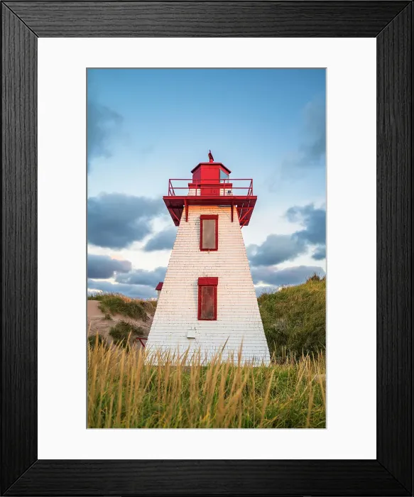 Framed Print : St. Peters harbour lighthouse, Prince Edward Island, Canada Framed Print : St. Peters harbour lighthouse, Prince Edward Island, Canada