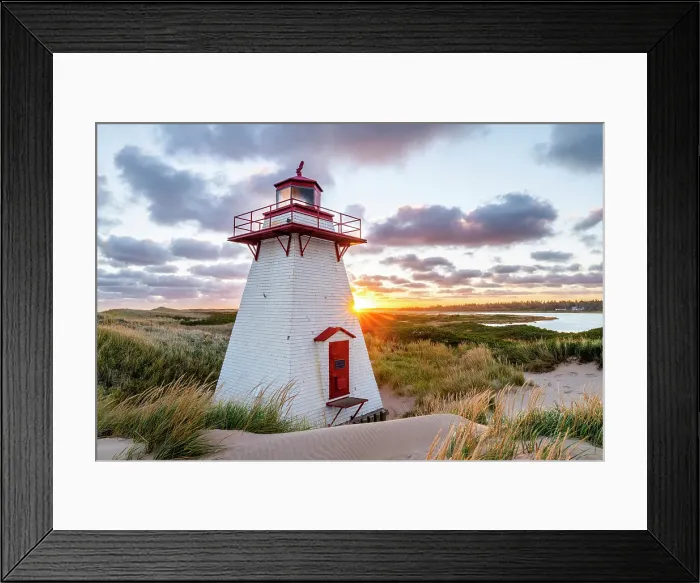 Framed Print : St. Peters harbour lighthouse, Prince Edward Island, Canada Framed Print : St. Peters harbour lighthouse, Prince Edward Island, Canada