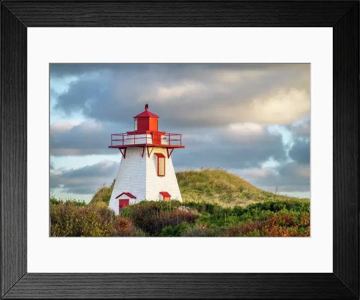 Framed Print : St. Peters harbour lighthouse, Prince Edward Island, Canada Framed Print : St. Peters harbour lighthouse, Prince Edward Island, Canada