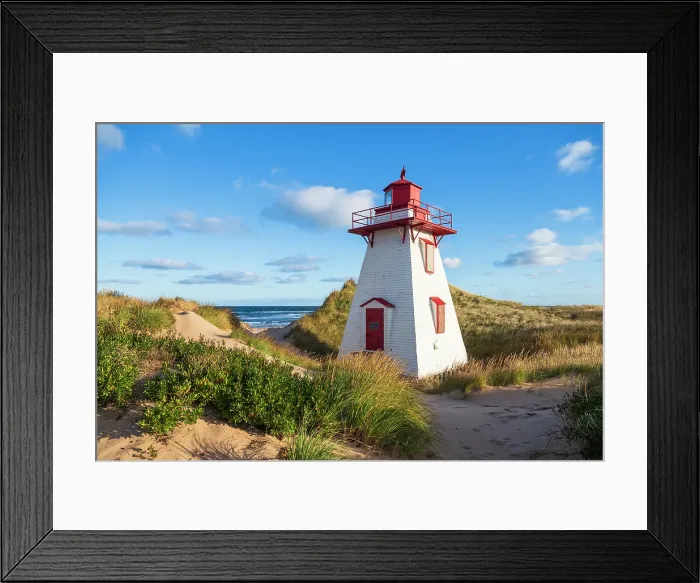 Framed Print : St. Peters harbour lighthouse, Prince Edward Island, Canada Framed Print : St. Peters harbour lighthouse, Prince Edward Island, Canada