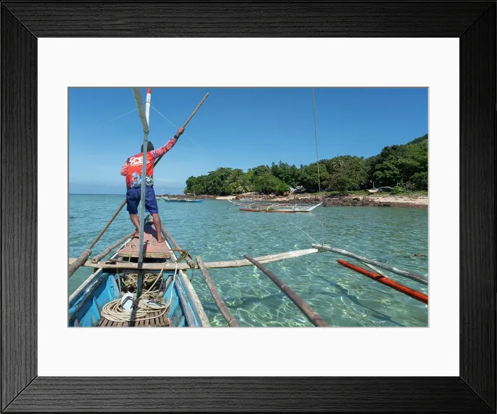 Framed Print : Bangka boats, Gigantes Islands, Iloilo Province, Western Visayas, Philippines Framed Print : Bangka boats, Gigantes Islands, Iloilo Province, Western Visayas, Philippines