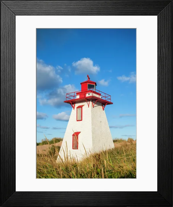 Framed Print : St. Peters harbour lighthouse, Prince Edward Island, Canada Framed Print : St. Peters harbour lighthouse, Prince Edward Island, Canada