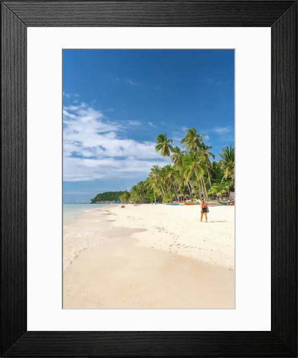 Framed Print : White Beach, Boracay Island, Aklan Province, Western Visayas, Philippines Framed Print : White Beach, Boracay Island, Aklan Province, Western Visayas, Philippines