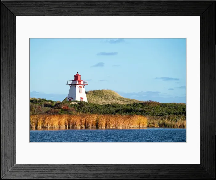 Framed Print : St. Peters harbour lighthouse, Prince Edward Island, Canada Framed Print : St. Peters harbour lighthouse, Prince Edward Island, Canada