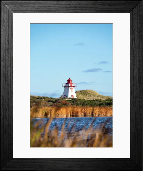 Framed Print : St. Peters harbour lighthouse, Prince Edward Island, Canada Framed Print : St. Peters harbour lighthouse, Prince Edward Island, Canada