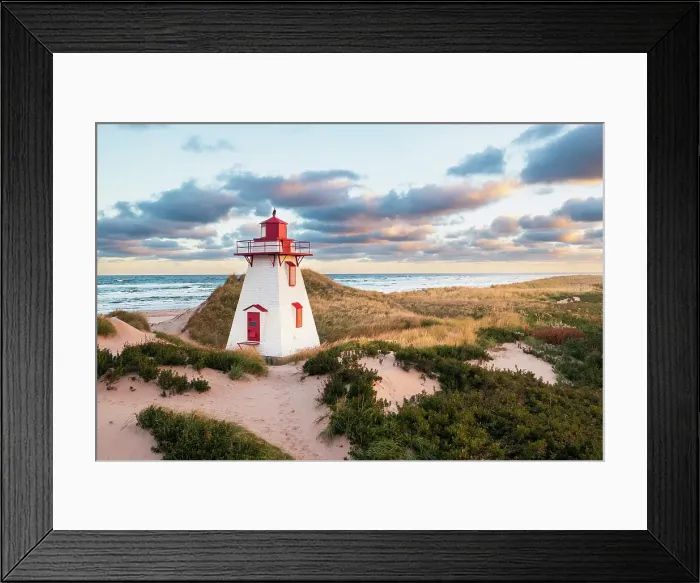 Framed Print : St. Peters harbour lighthouse, Prince Edward Island, Canada Framed Print : St. Peters harbour lighthouse, Prince Edward Island, Canada