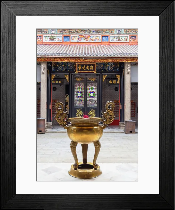 Framed Print : Chan She Shu Yuen Clan Ancestral Hall, Chinatown, Kuala Lumpur, Selangor, Malaysia
