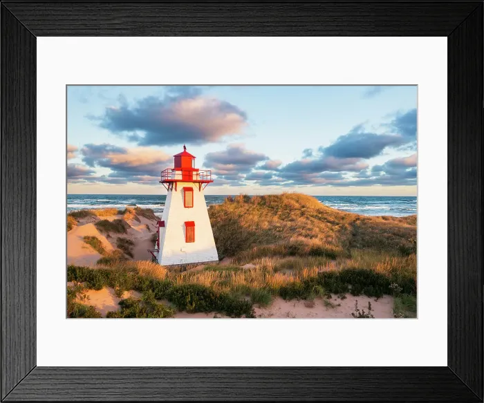 Framed Print : St. Peters harbour lighthouse, Prince Edward Island, Canada Framed Print : St. Peters harbour lighthouse, Prince Edward Island, Canada