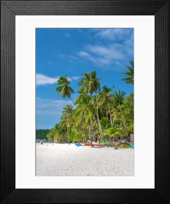 Framed Print : White Beach, Boracay Island, Aklan Province, Western Visayas, Philippines Framed Print : White Beach, Boracay Island, Aklan Province, Western Visayas, Philippines